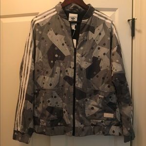 Adidas Originals Jean Camo Jacket L Three Stripes